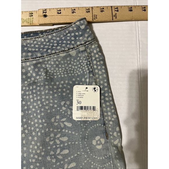 We the Free Just Float On Flare Jeans Paisley Boho Festival NWT Women's Size 30 - Picture 7 of 10